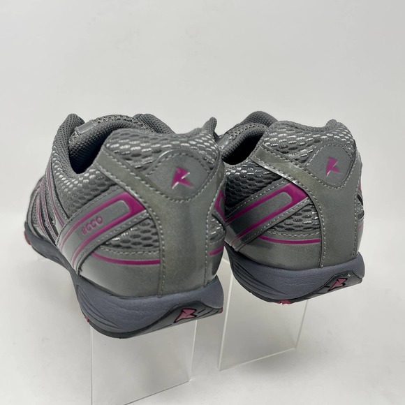 Ecco Training Sneakers Womens Sz 9 Gray Purple 1030:S1378 - Picture 5 of 12